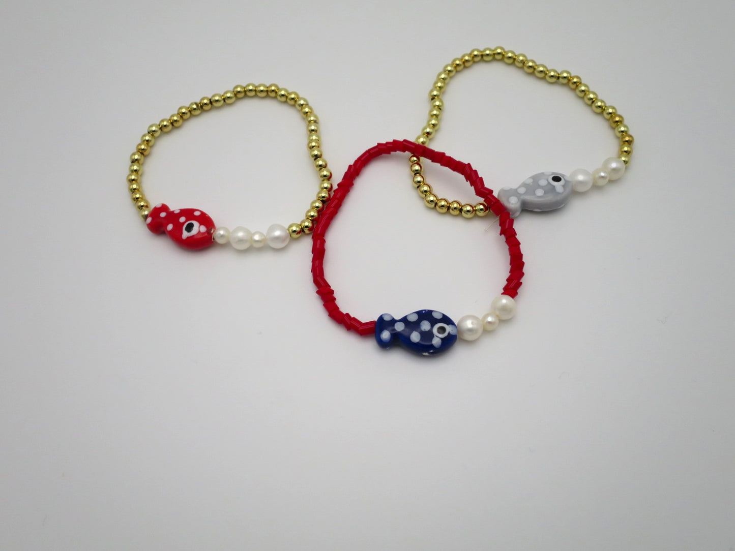 Beaded Fish Bracelet