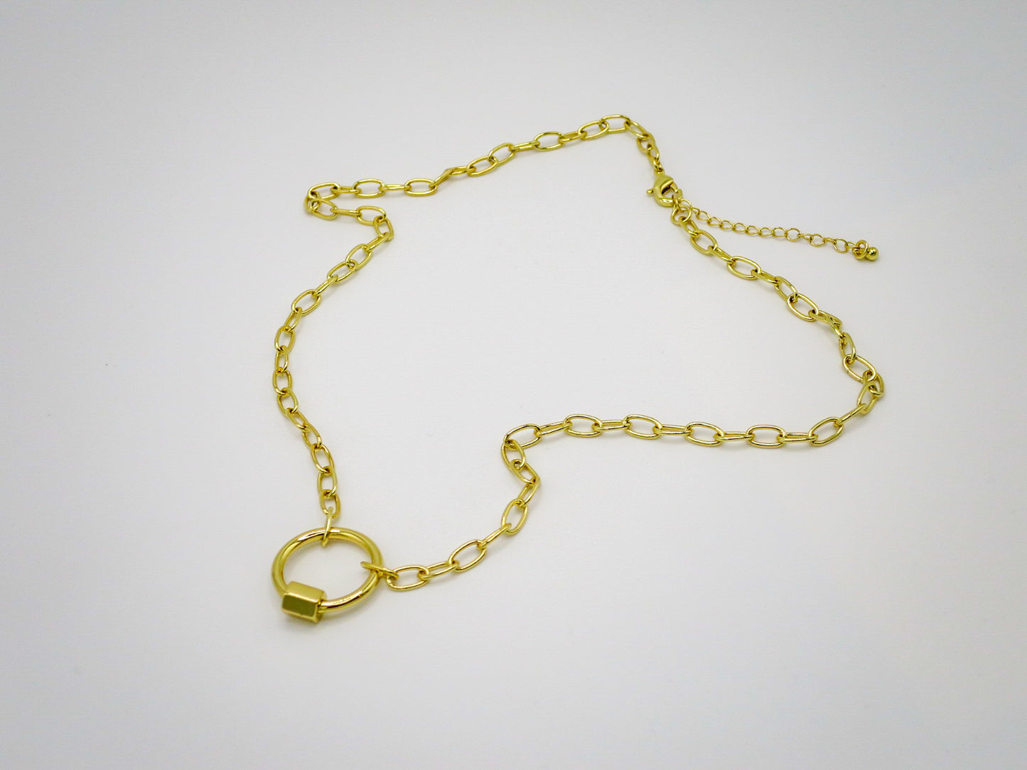 Chain Carabiner Necklace