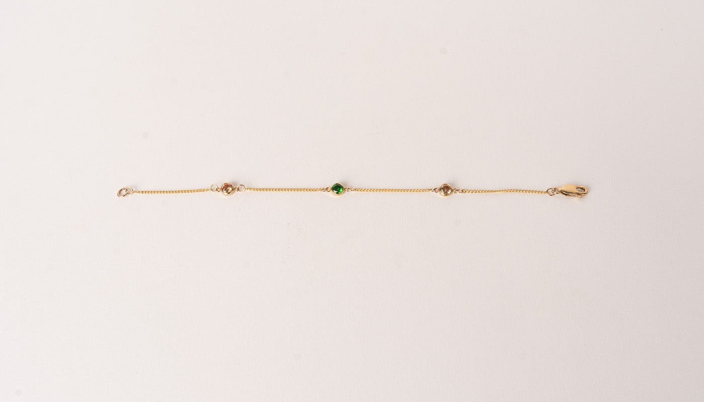 Stationed Gemstone Bracelet