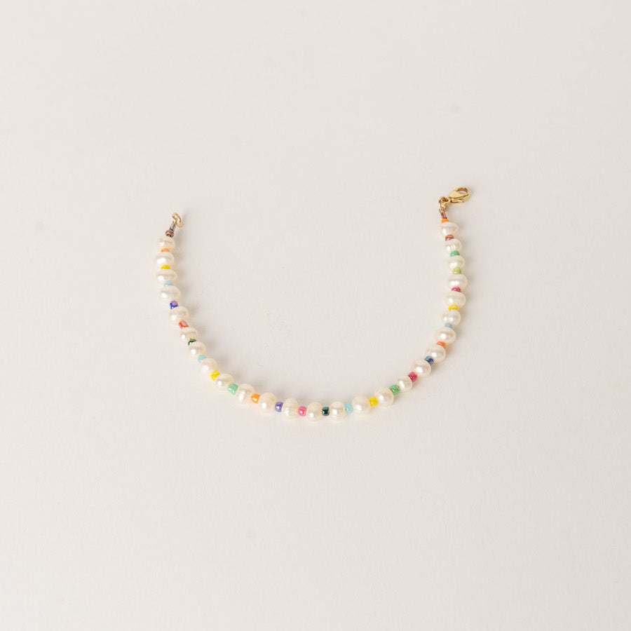 Mini Pearl Rainbow Bracelet
