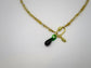 Citrine Carabiner Necklace