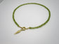 Peridot Necklace with Fish Charm