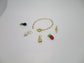 Paperclip Chain Bracelet with Sailor Clasp