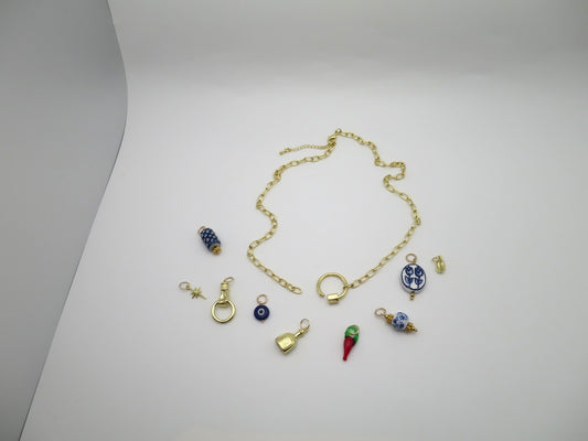 Chain Carabiner Necklace