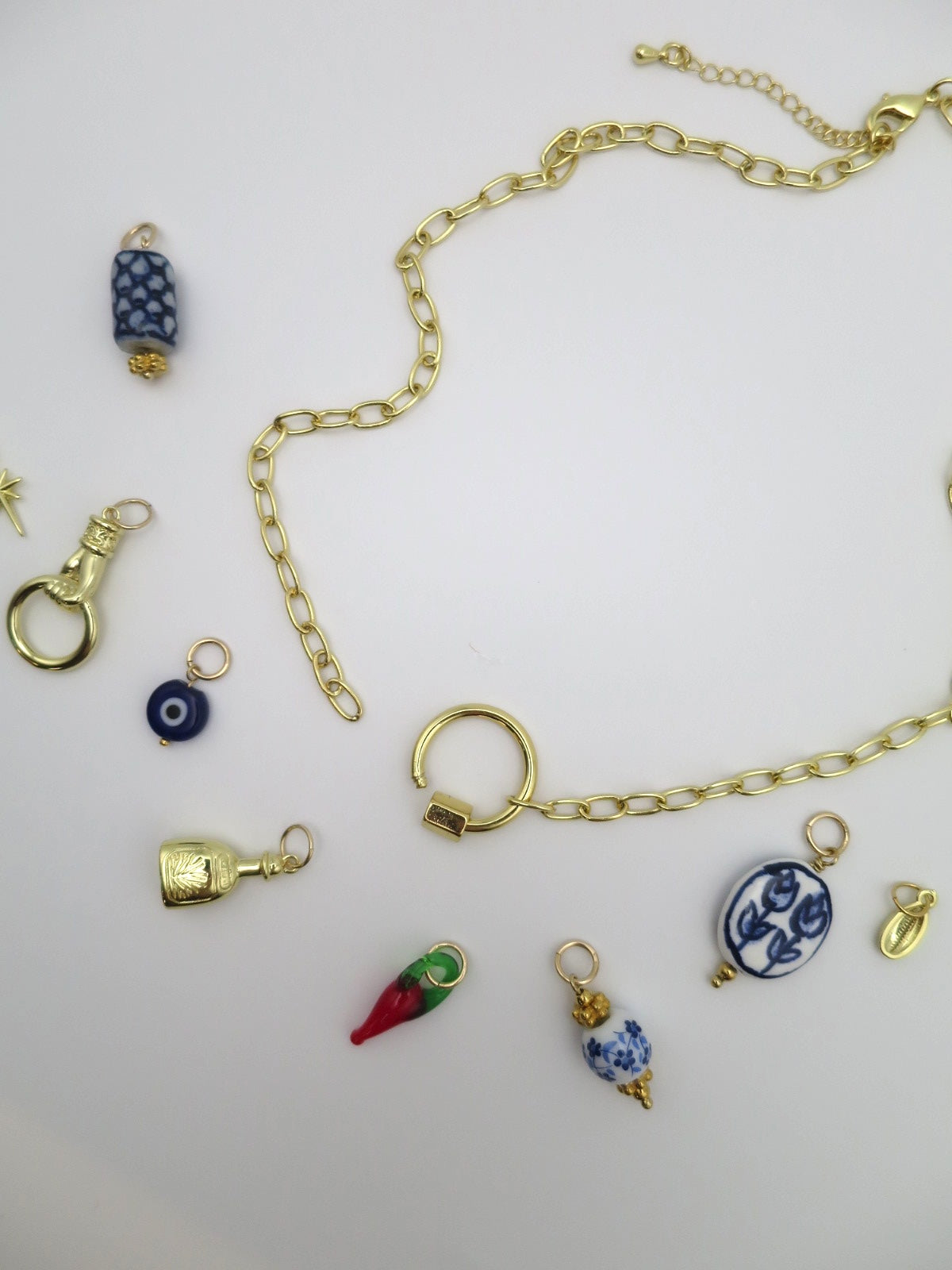 Chain Carabiner Necklace