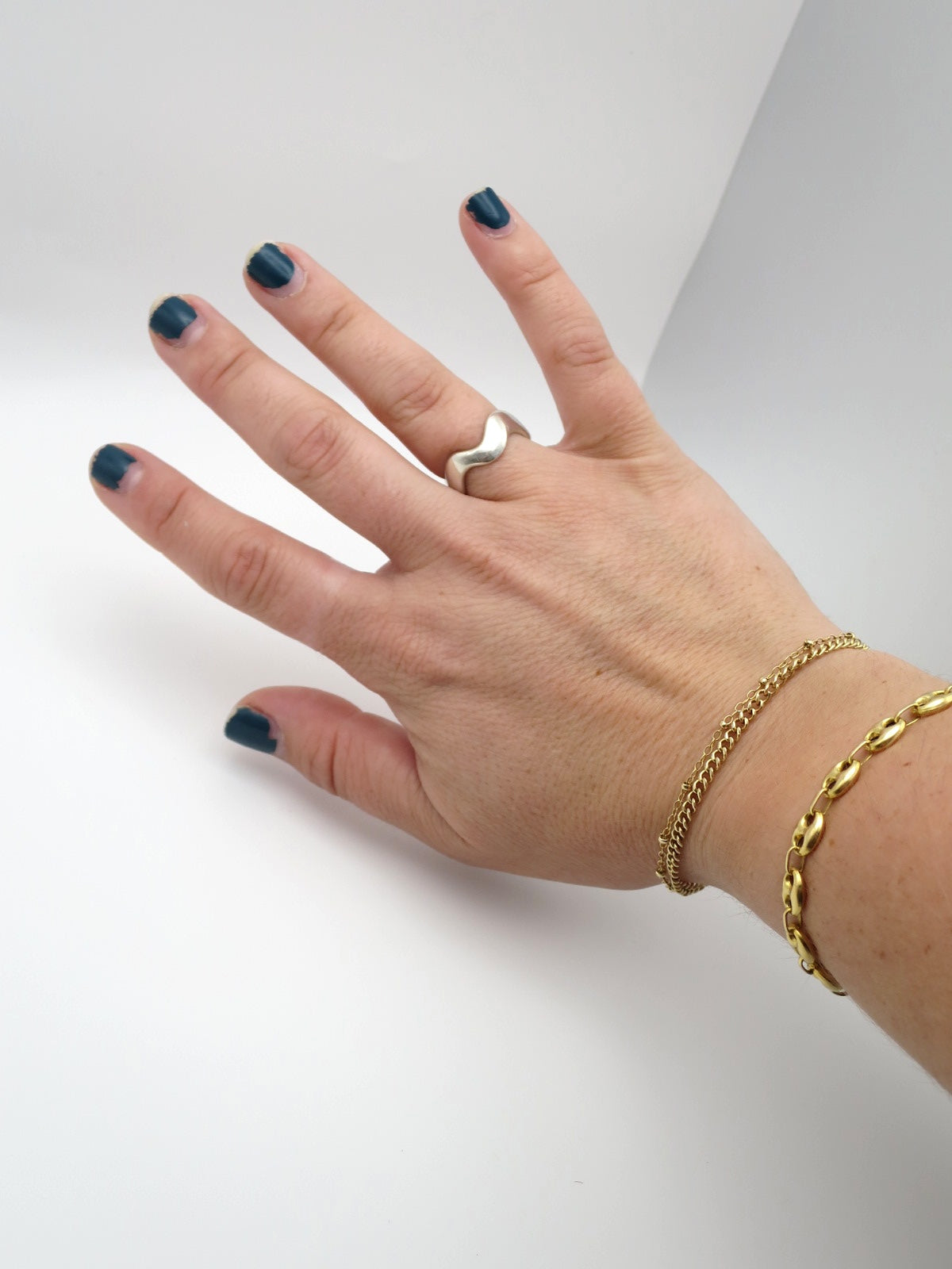 Wavy Ring - Silver