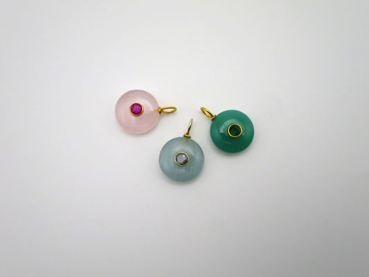 Inlay Gemstone Pendants