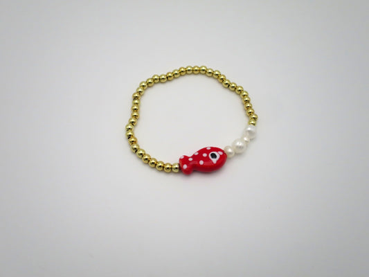 Beaded Fish Bracelet
