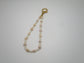 Pink + White Pearl Bag Charm