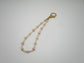 Pink + White Pearl Bag Charm