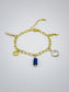 Blue Charm Bracelet