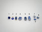 Blue Bead Charms
