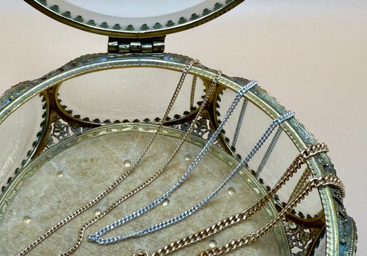 Skinny Curb Chain - Silver