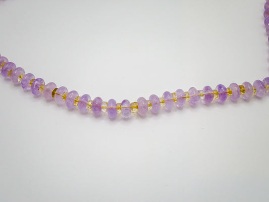 Lavender Amethyst + Citrine Necklace