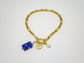 Long & Short Cable Chain Bracelet with Carabiner