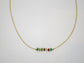 Gemstone Bar Necklace