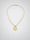 Pearl Medallion Necklace