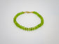Peridot Heishi Bracelet